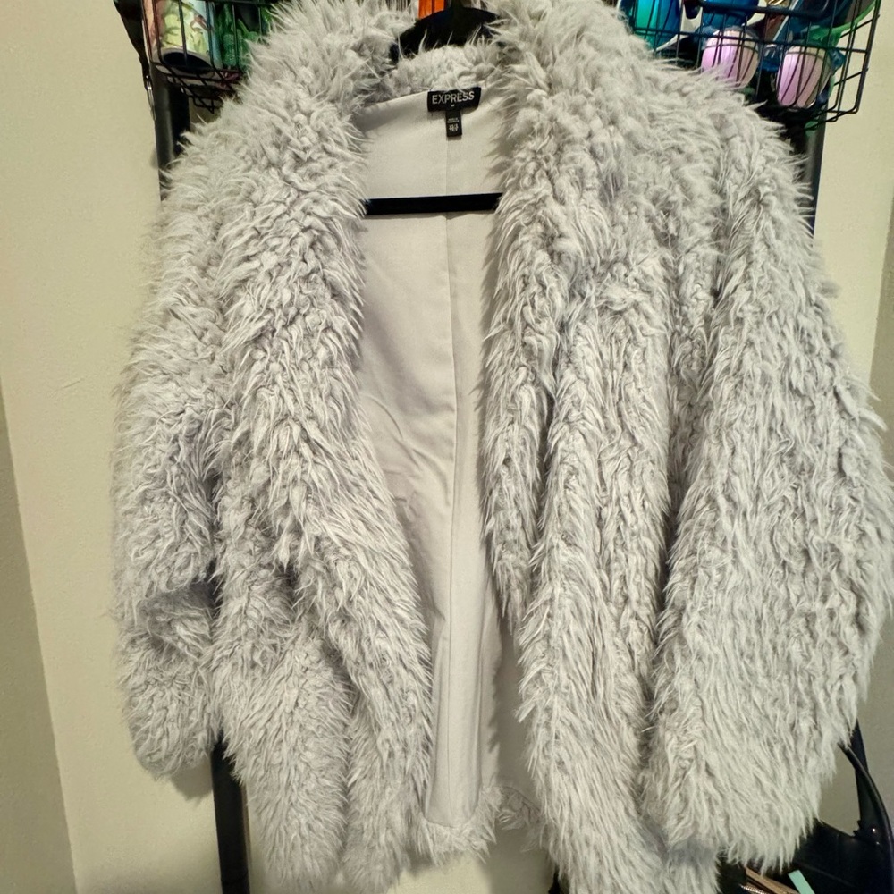 Express Soft Gray Outerwear